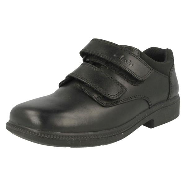 Clarks Boys Clarks Leather Classic School Shoe Deaton