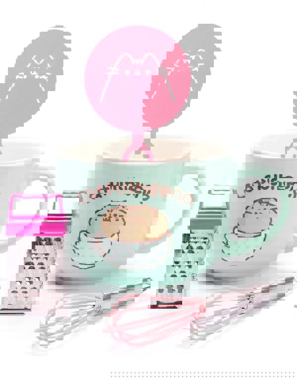 Pusheen Womens Blue Pusheen Boxed Set Large Coffee Mug (One Size)