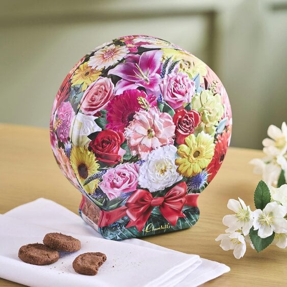 Scotts of Stow Romantic Bouquet Biscuit Tin