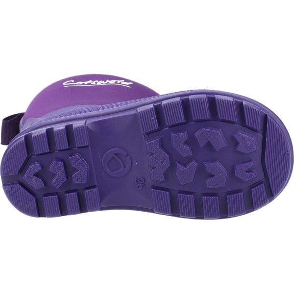 Cotswold Hilly Neoprene TPR+Neoprene Purple Wellington Boots