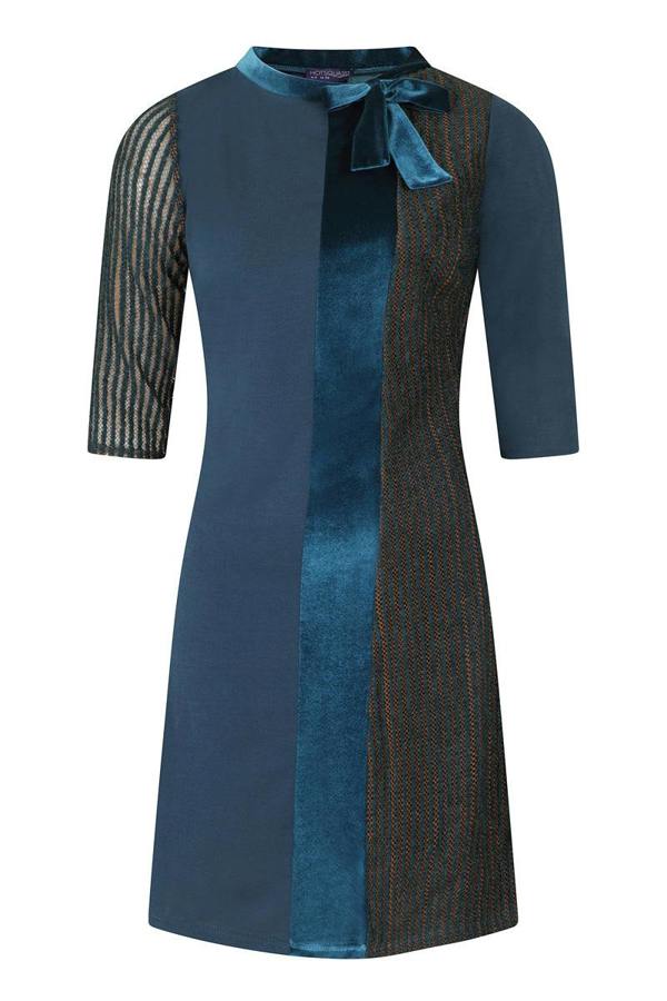 HotSquash Princess Seam Dress with Velvet