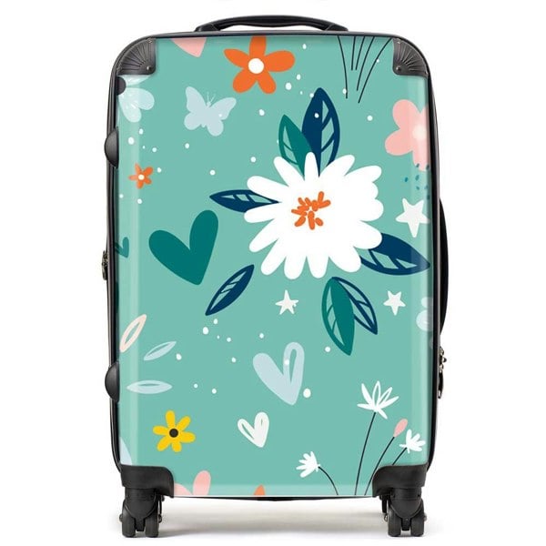 Warren Reed Garden Summer Flowers Suitcase