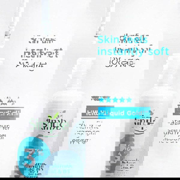 Simple Hydrate+ Serum 3% Hyaluronic Acid + B5 Moisture Boost Face, 30ml