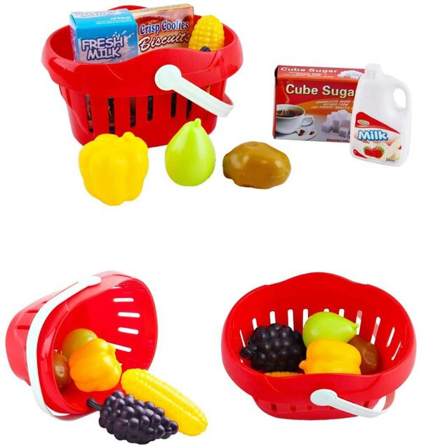 deAO Electronic Cash Register Toy with Scanner, Card Reader & Play Money (Ages 3+)