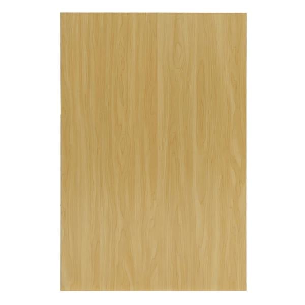 Maple countertop surface of the Selene LED Shop Counter Set, showcasing a smooth, light wood grain texture and natural finish