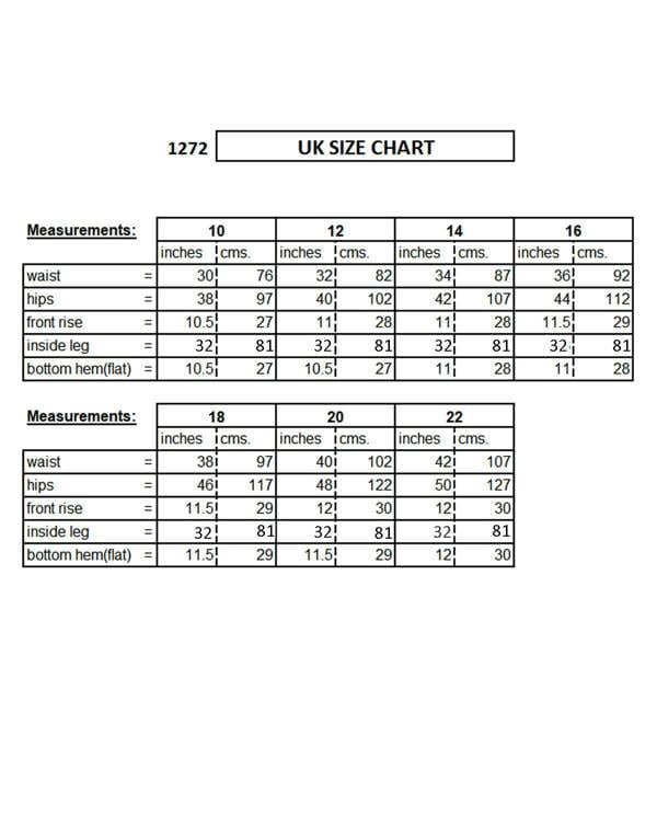 Paulo Due Women's Straight Leg Wide Waistband Trousers Blue