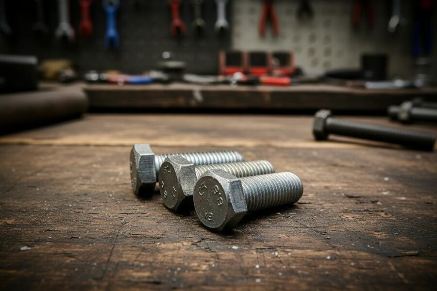 Fixaball M10 x 1.25P Fine Pitch Hex Set Screw Bolt High Tensile 8.8 Self Colour