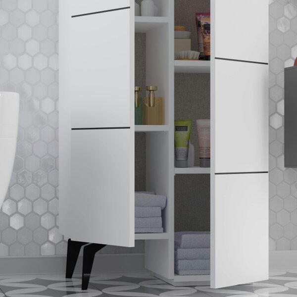 Decortie Stair Modern Storage Cabinet Multipurpose