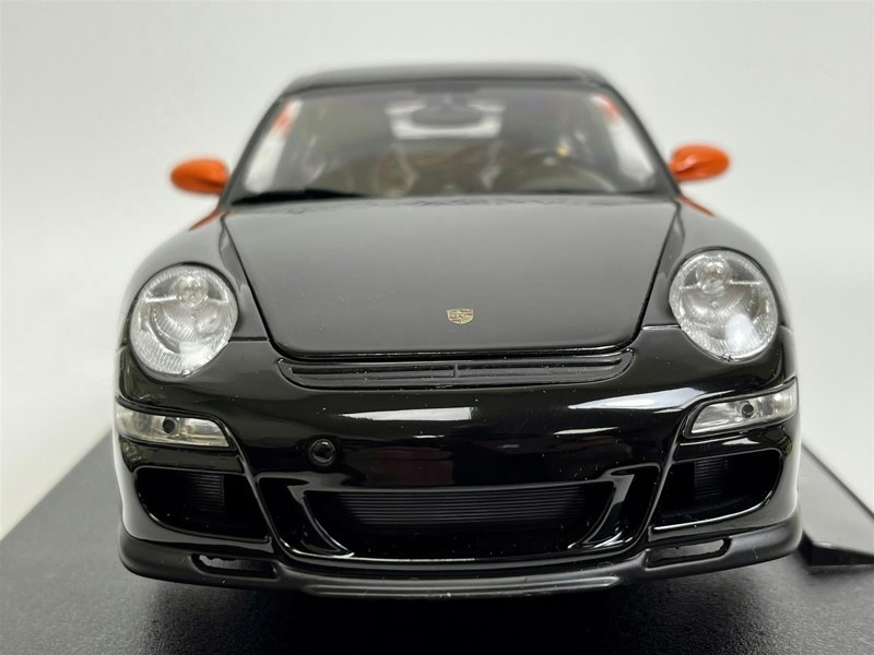 Welly 2007 Porsche 911 997 GT3 RS Black 1:18 Scale Welly 18015bk