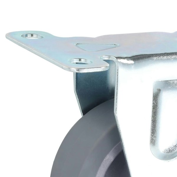 Berkfield Fixed Casters 4 pcs 75 mm