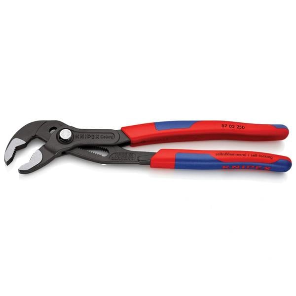 Knipex 87 02 250 Cobra Water Pump Pliers Multi-component Grip 250mm - Multi Colour - 