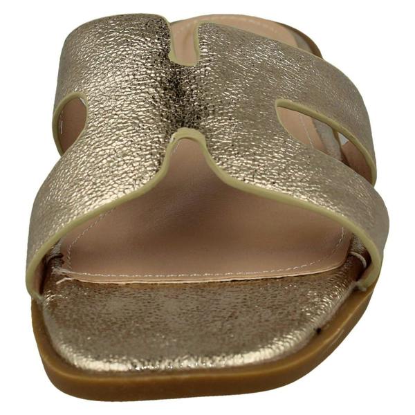 Spot On Ladies Spot On Casual Open Toe Summer Mule