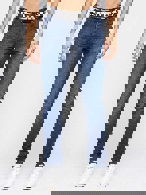 Crosshatch Barbeck Slim Fit Denim Jeans Dark Wash