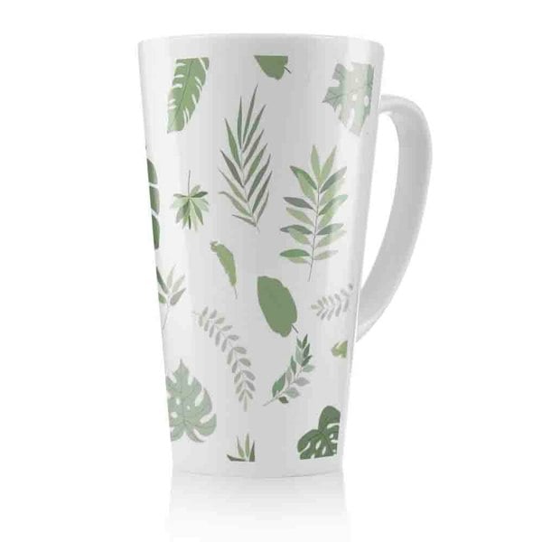 Benjamin Tate Design Exotic Tropical Plants Latte Mug