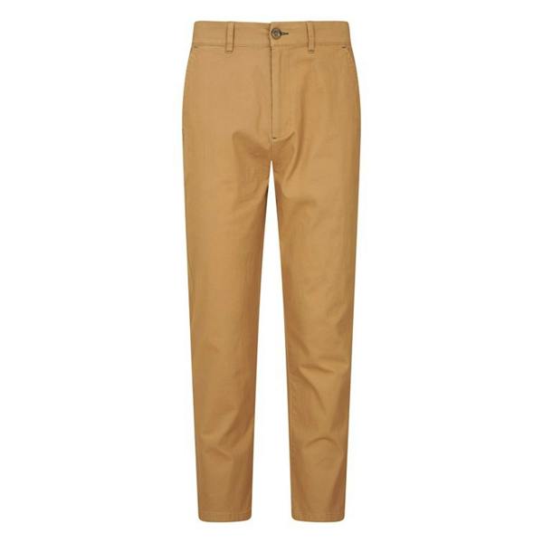 Mountain Warehouse Mens Woods Organic Cotton Chinos - Tan