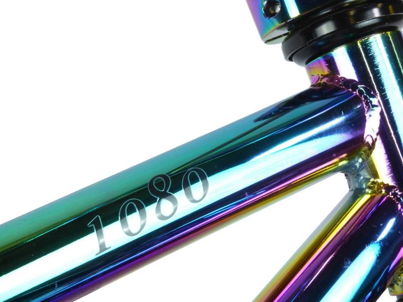 1080 Stunt Freestyle Mini BMX Bike, LTD Edition Frame - Neo Chrome Jet Fuel