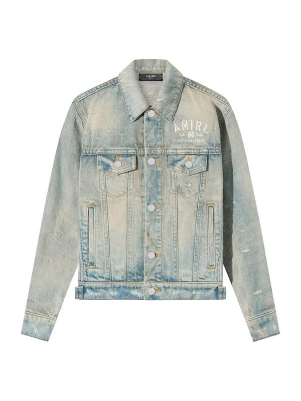 Amiri Kids Arts District Denim Jacket – Clay Indigo