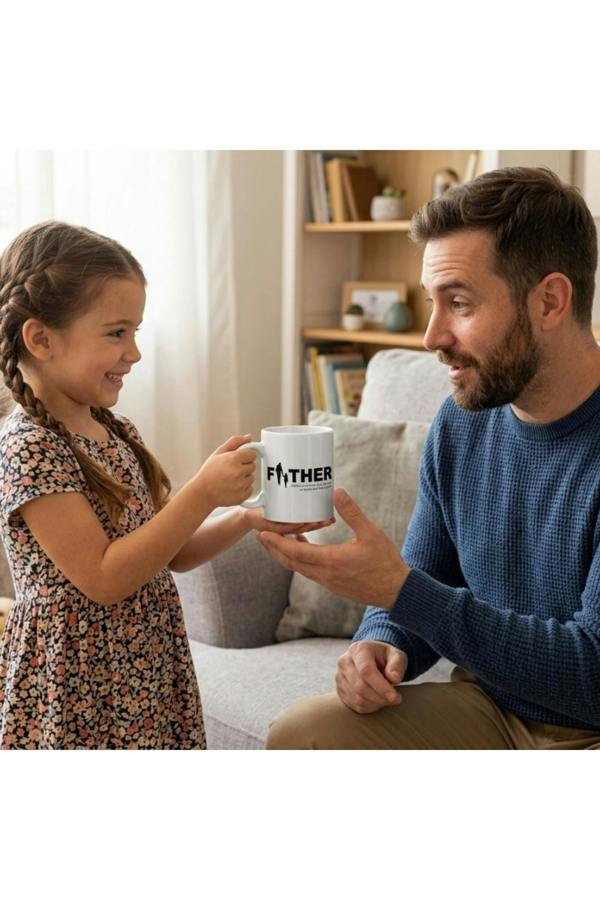 Dyzi FatherMug A Father Is Someone You Look Up To Ceramic Cup