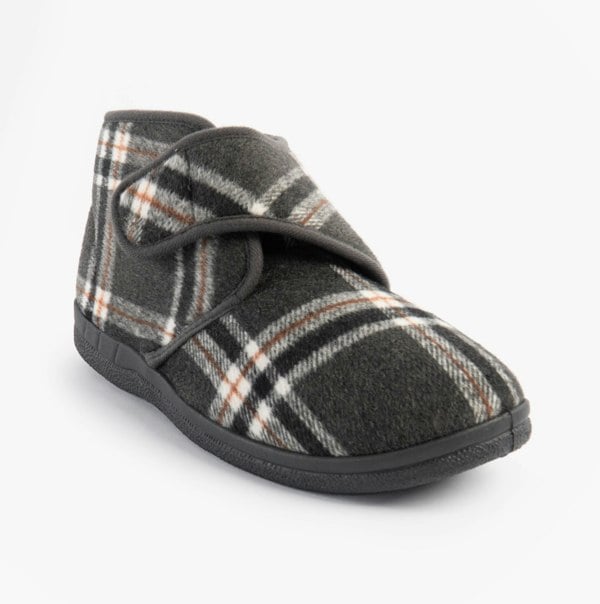 Jo & Joe CECIL Mens Bootie Slipperss Grey