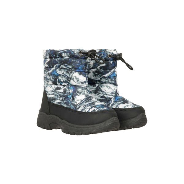 Mountain Warehouse Toddler Caribou Adaptive Tie Dye Snow Boots - Monochrome