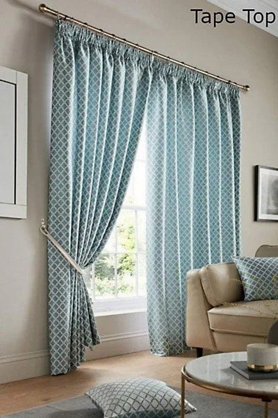 Alan Symonds Cotswold Fully Lined Ready Made Pencil Pleat Taped Top Curtains