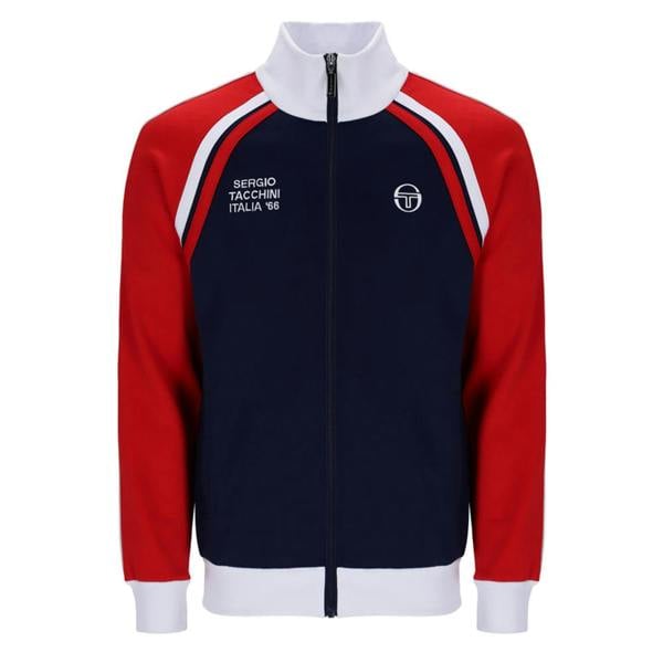 Sergio Tacchini Ghibli Davis Track Top Jacket Maritime Blue/Adrenaline Rush/White