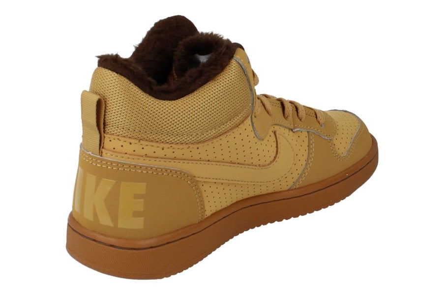 Nike Court Borough Mid Winter GS Trainers Aa3458  700 - Haystack 700 - Photo 2