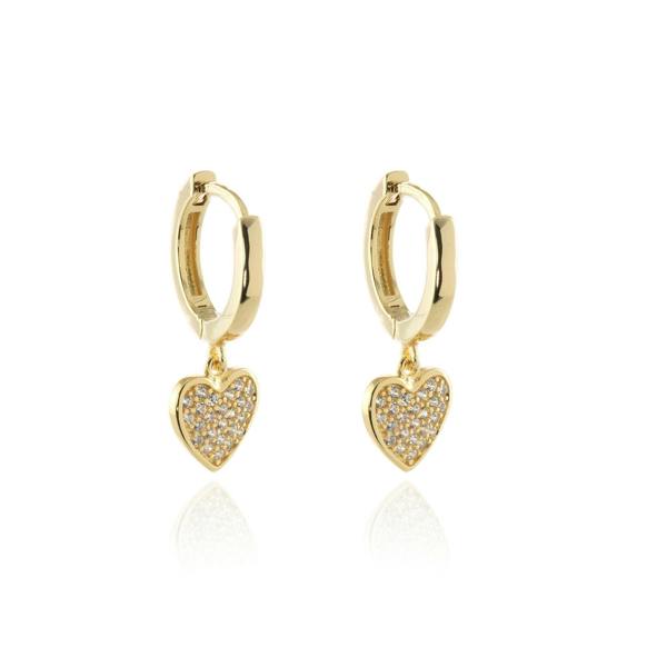 Cachet London Mae Gold Huggie Hoop Earrings