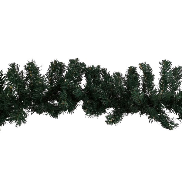 Samuel Alexander 2.7m x 25cm Plain Green Christmas Garland with 200 Tips
