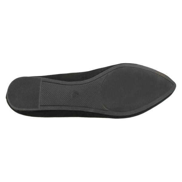 Spot On Ladies Spot On Jewel Trim Vamp Ballerinas