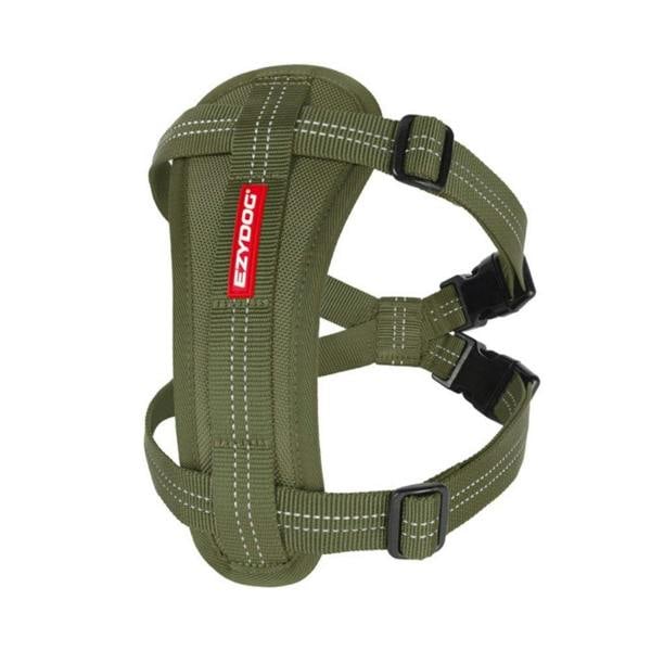 EzyDog Essential Chest Plate Dog Harness in Green