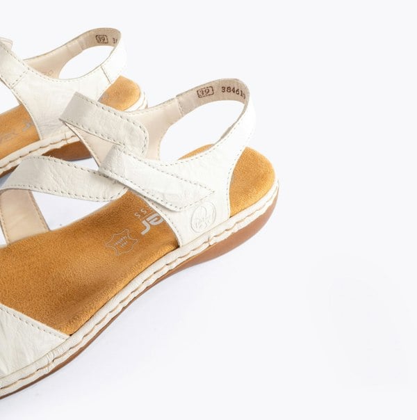 Rieker 659C7-80 Womens Sandals - White