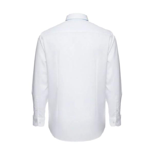 Duke Mens D555 Richard Oxford Tall Long-Sleeved Shirt - White