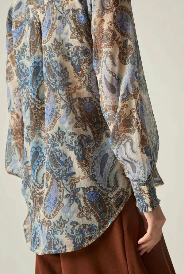 James Lakeland Paisley Print Blouse