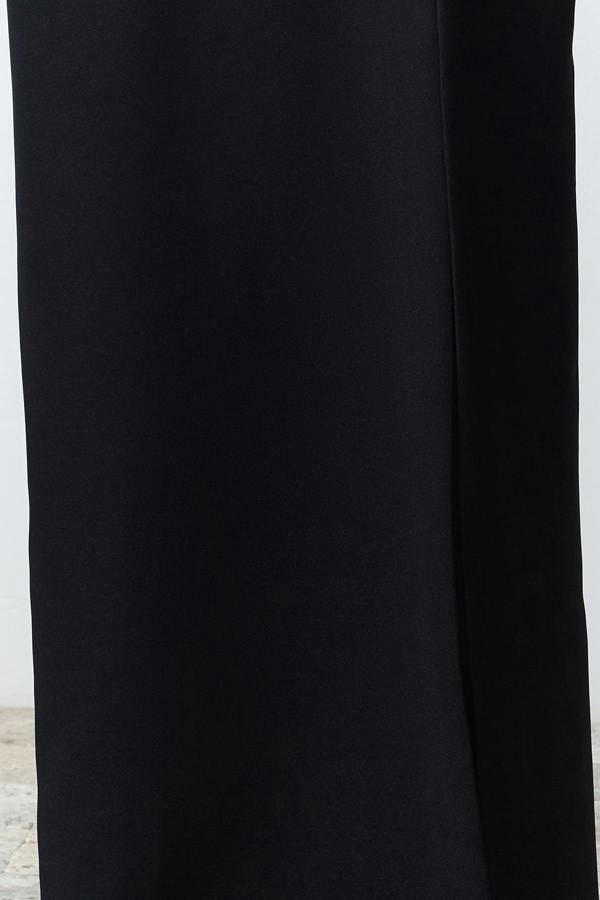 Boat Neck Sleeveless Padded Maxi Dress