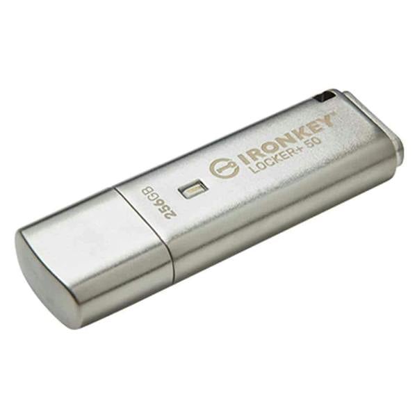 Kingston IronKey Locker+ 50 USB Flash Drive Encrypted 256GB