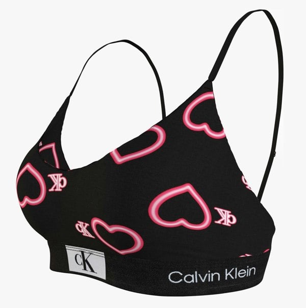 Calvin Klein UNLINED BRALETTE H1R Womens Bra Black
