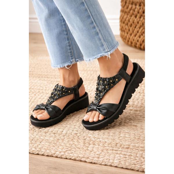 Cipriata Cipriata SALVIA Womens Slingback Sandals Black