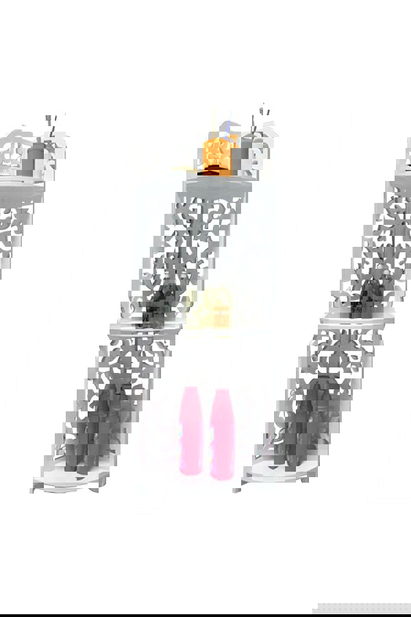 Living and Home 3 Tiers Corner Storage Rack Cabinet Shelf Storage for Bedroom Bathroom