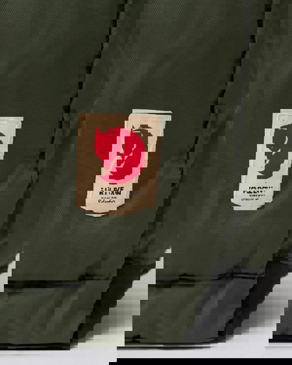 lgogo detail of Fjallraven High Coast Unisex Totepack in Mountain Green 623