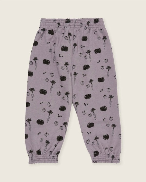 organic cotton Charcoal Grey Fruit Print Joggers - image 4