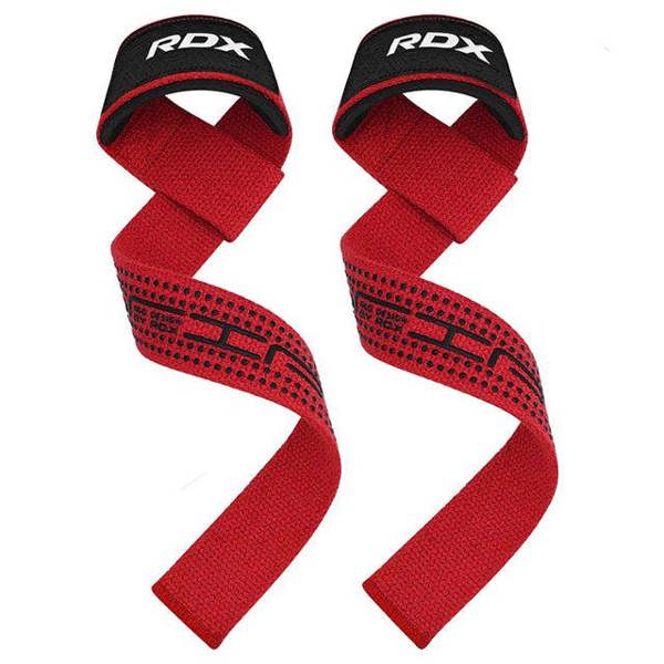 RDX Sports GYM COTTON GEL STRAP RED PLUS
