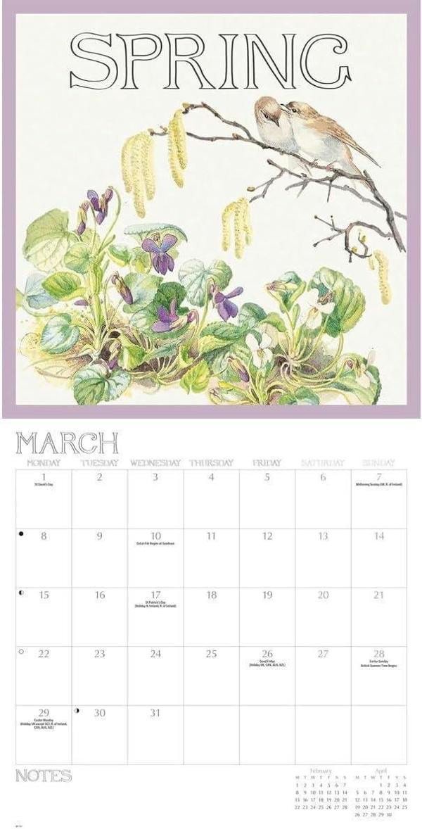 Edith Holden: A Country Diary Calendar 2027