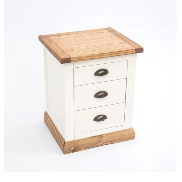 Cabinet Bits Tropea 3 Drawer Bedside Table