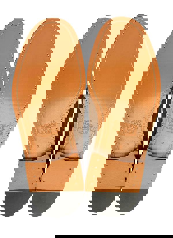 Chapman & Moore Oxford Brogue Leather Men's Tan Burnish Shoes