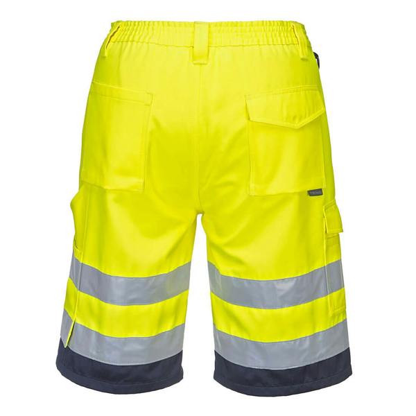Hi-Vis Lightweight Polycotton Shorts Portwest