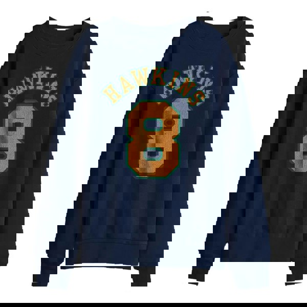 Stranger Things Kids Hawkins No 8 Sweatshirt - Navy