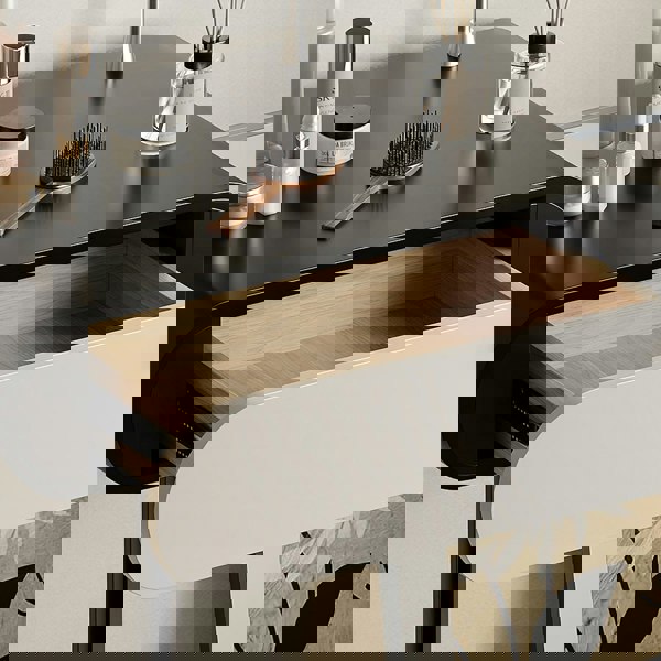 Suzuki Small Dressing Table With Mirror, Slimline Dressing Table-Weilai Concept-Weilai Concept