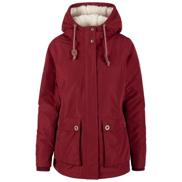 Trespass Women's Token Waterproof Jacket - Dark Cherry