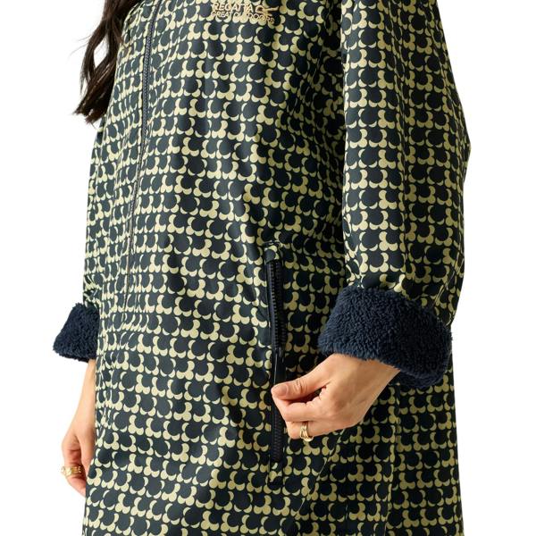 Regatta Womens/Ladies Orla Kiely Eclipse Robe - Navy - 
